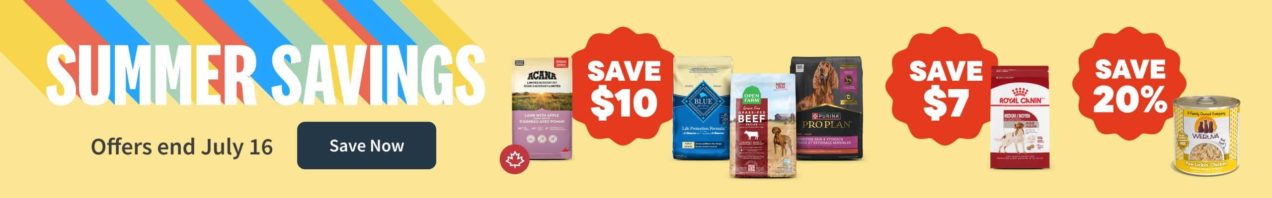 Summer savings. Offers end July 16 - Save Now