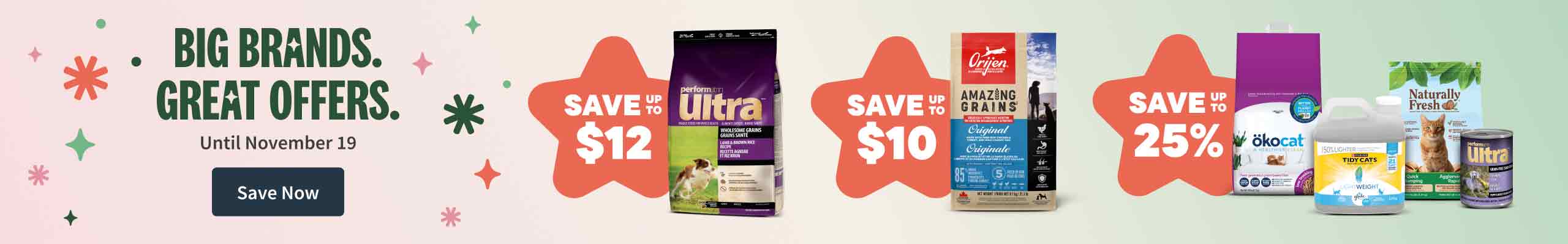 Fall Savings, Offers end November 5. Save Now