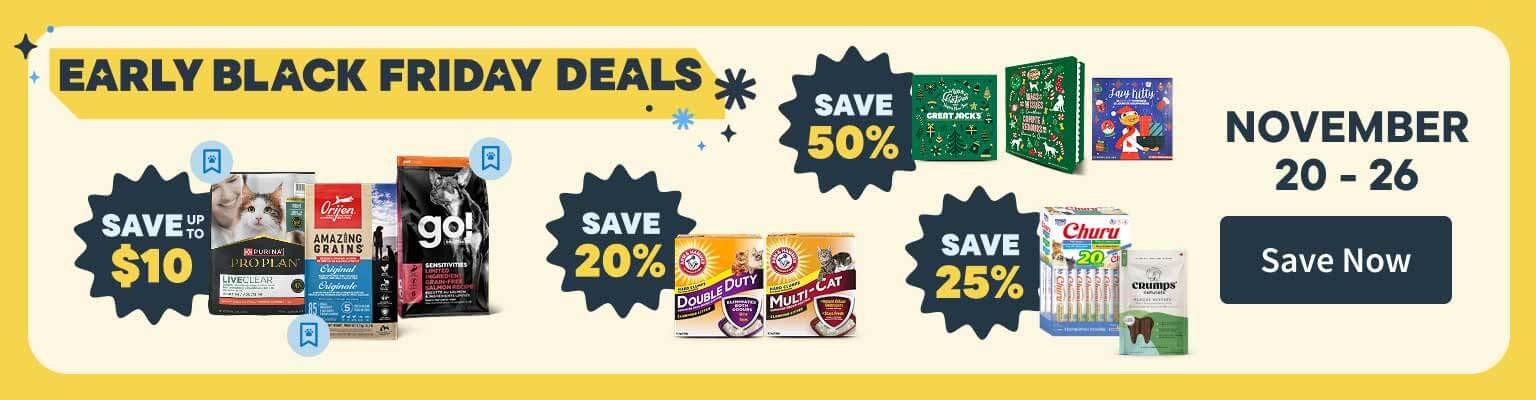Early Black Friday deals. November 20-26. Save Now