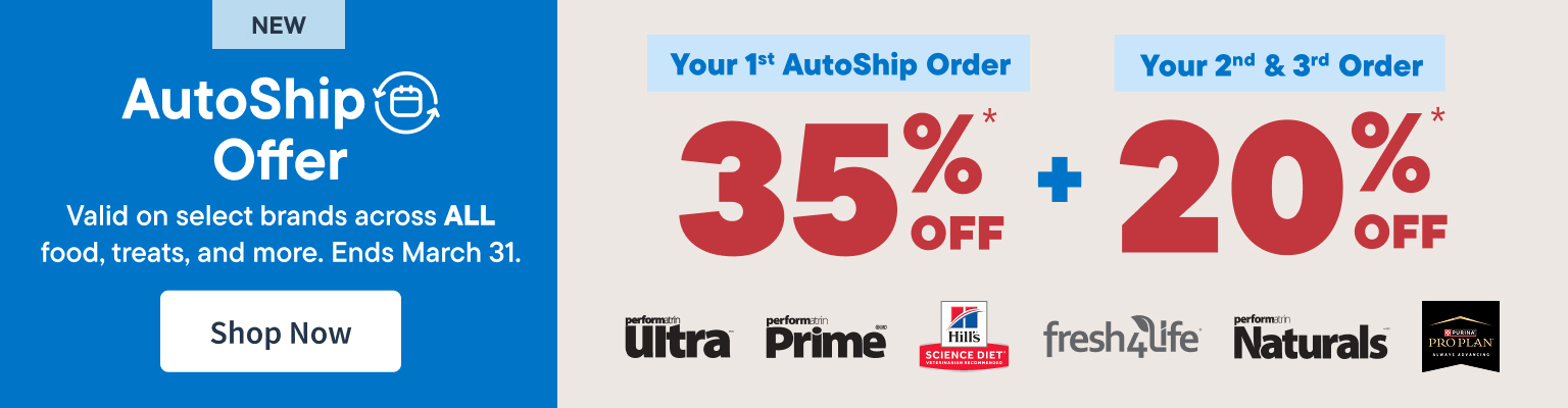 Get 35% OFF your first AutoShip order — plus enjoy 20% OFF your 2nd and 3rd order! Shop Now